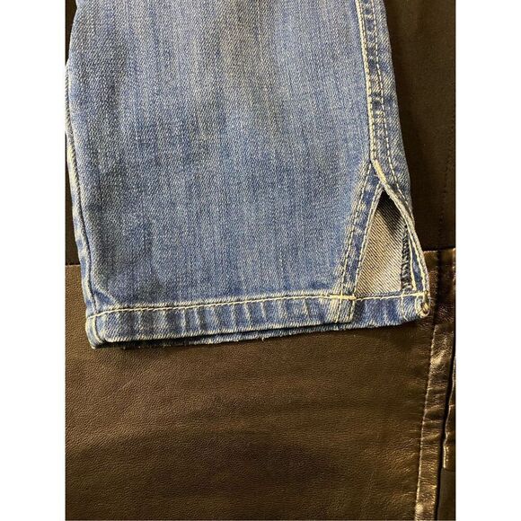 Size 8, distressed with crystal embellishment Cambio jeans Liu style short. - Picture 4 of 9